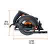 SICI-7-1-4N4+FC2 Sierra circular 7-1/4", 1800W, TRUPER INDUSTRIAL 11779
