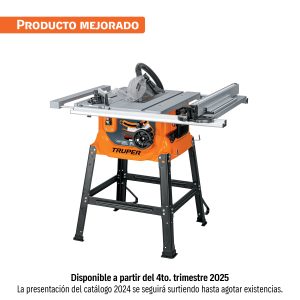 SME-10B Sierra de mesa 10", 2-1/2 HP (1900 W), con base, TRUPER 101796