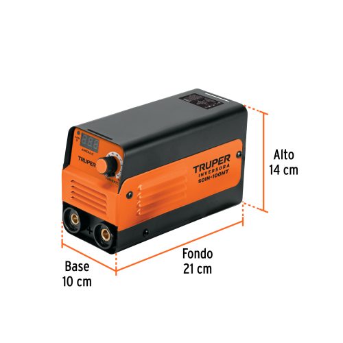 SOIN-100MT+FC2 Mini soldadora inversora 100A, 127V, TRUPER