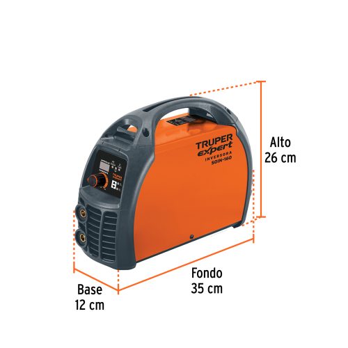 SOIN-160+FC2 Soldadora inversora 160A, 220V, TRUPER EXPERT