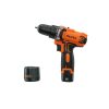 Taladro/destornillador compacto 3/8", 12V, 1 bat 2Ah, PRO 18653