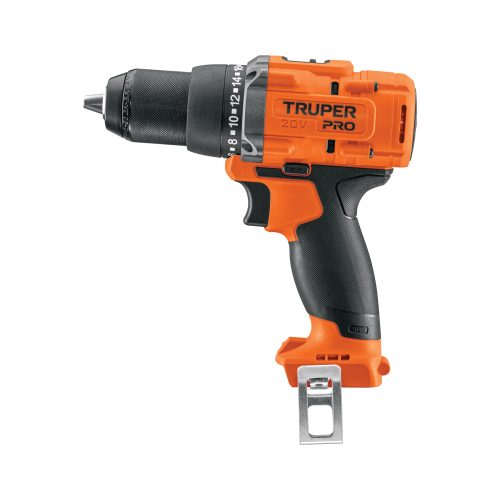 Taladro/destornillador 1/2", 20V, sin accesorios, TRUPER PRO 103250