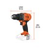 Taladro/destornillador 1/2", 20V, sin accesorios, TRUPER PRO 103250