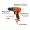 Taladro/destornillador 1/2", 20V, sin accesorios, TRUPER PRO 103250