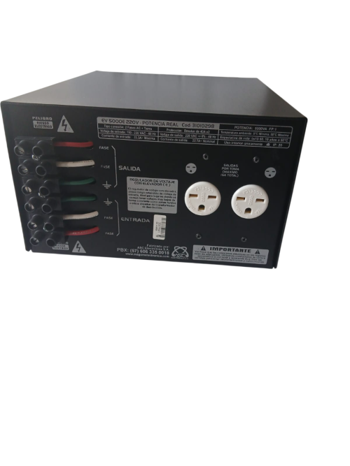 REGULADOR CON ELEVADOR EV 5000E /220