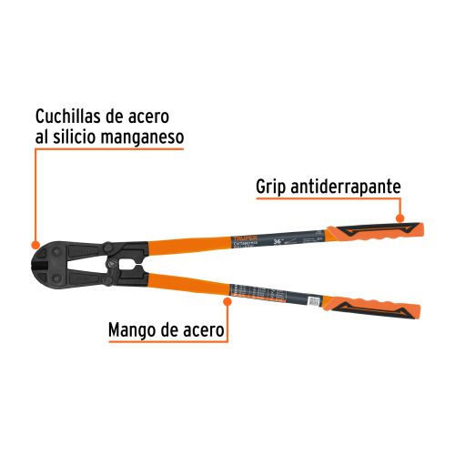 Cortapernos 36", profesional, TRUPER 12835