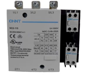 CONTACTOR 115A AC3 110VAC UL 1NA+1NC CONTACTOR 115A AC3 110VAC UL 1NA+1NC