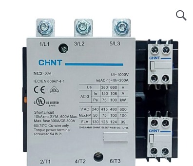 CONTACTOR 225A AC3 110VAC UL 2NA+2NC CONTACTOR 225A AC3 110VAC UL 2NA+2NC
