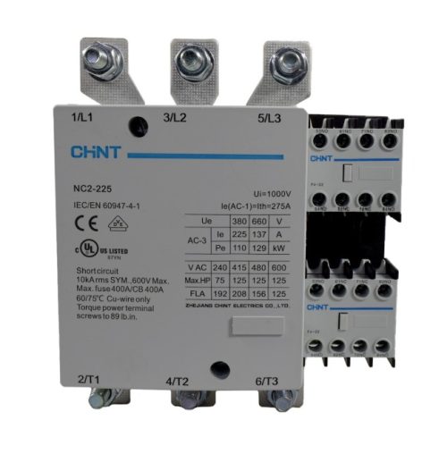 CONTACTOR 225A AC3 220VAC UL 2NA+2NC CONTACTOR 225A AC3 220VAC UL 2NA+2NC
