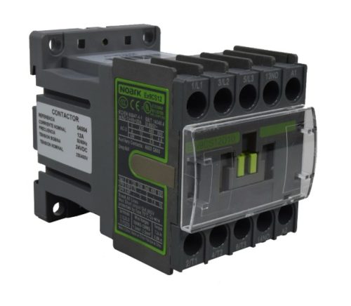 MINICONTACTOR 12A 3NA + 1NA AUXILIAR BOBINA DE CONTROL 24V DC
