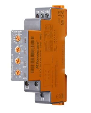 MONITOR DE VOLTAJE 3F 3 HILOS. VOLTAJE 295-480VAC. 1 RELE CONMUTABLE